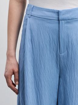 Брюки прямого кроя из вискозы с защипами / Zarina  фото 5