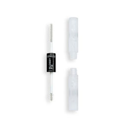 Гель для бровей и ресниц Gel for eyebrows Glossy Fix 2 в 1, прозрачный 6479844