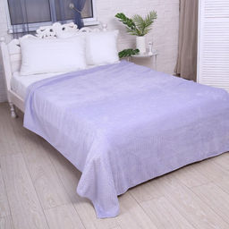 Покрывало Колетта 150х200см, фиолетовый, велсофт 270г/м, 100% полиэстер