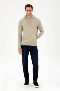 Мужской базовый свитшот светло-хаки - U.s. polo assn фото 4