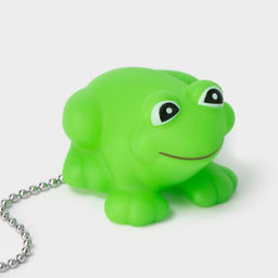 Пробка для ванны с игрушкой Доляна «Лягушка», (диаметр верха 5.1 см, низа 4.6 см), цепочка 40 см