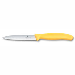 Нож для овощей Швейцарская классика | Swiss Classic 10 см, с серейторной заточкой VICTORINOX 6.7738.C1