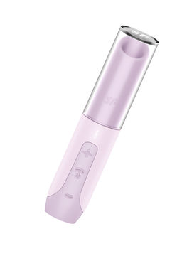 Мини-вибратор с 3D пульсацией Satisfyer Secret Kiss с USB-C зарядкой, силикон, ABS, розовый, 13 см