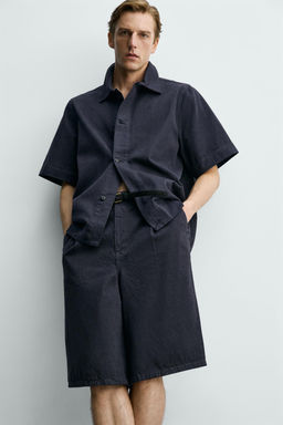 BERMUDA DENIM RELAXED FIT / Azul - Zara фото 5