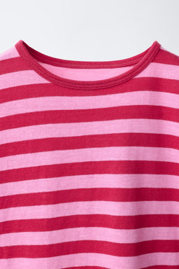 CAMISETA SOFT RAYAS / Rosa - Zara фото 3
