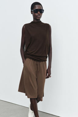 FLOWY HIGH NECK TOP - Zara фото 4