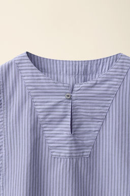 CAMISA CUELLO MAO CREATED BY CARAMEL LONDON X ZARA / Azulado  фото 3