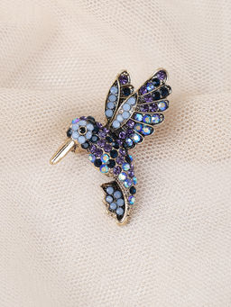 Брошь Птичка / 4826-46 /уп 24/