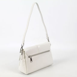 Женская кожаная сумка трапеция через плечо 0078-3 - Cidirro фото 4