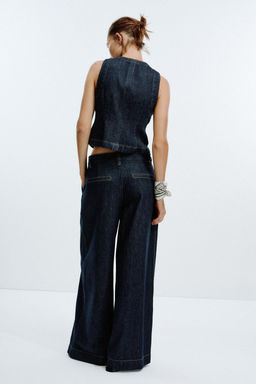 Z1975 WIDE-LEG MID-WAIST JEANS - Zara фото 9