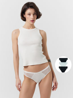 ТРУСЫ ЖЕНСКИЕ (3ШТ.) белый 412474-3