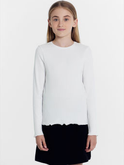 Джемпер для девочек в белом цвете - Mark formelle фото 3