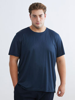 B?y?k Beden Bisiklet Yaka Erkek Spor Ti??rt