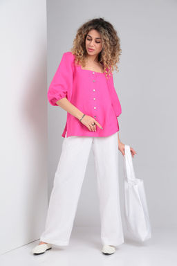 Блуза DOGGI 0164 фуксия  фото 5