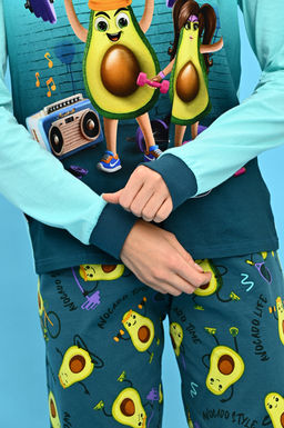 Пижама "Авокадо",изумрудный