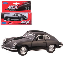 Welly. Машинка 1:38 "Porsche 356B" пруж. мех., арт.43803W-B черный