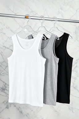 Beyaz U Yaka Penye Pamuklu 3lu %100 Pamuk Ic Giyim Atlet - Trendyolmilla фото 13