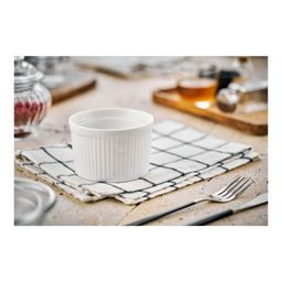 Горшочек для запекания глубокий Walmer Classic, 0.25 л, цвет белый  фото 6