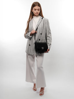 LACCOMA сумка Q8020-1-черный натуральная кожа  фото 2