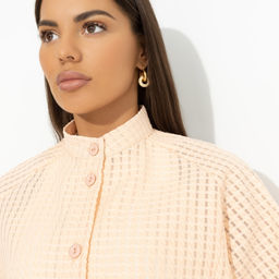 Бомбер фактурный из органзы, Неоновая нежность - Charutti фото 3