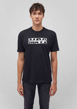 Mavi Logo Bask?l? Siyah Tisort  фото 3