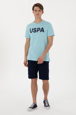 Erkek Regular Fit Bisiklet Yaka A__k Mavi Basic Ti__rt Sepette S_rpriz _ndirim - U.s. polo assn фото 4
