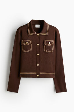 C?rdigan con cuello camisero