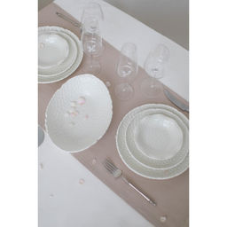 Блюдо керамическое овальное Воздушность, 1 л, белое - Simaland фото 5