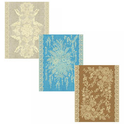 Полотенце кухонное рогожка 48х62см "Софи", 171г/м2, хлопок 100%, комплект 3шт, "Домашняя мода" (Россия)