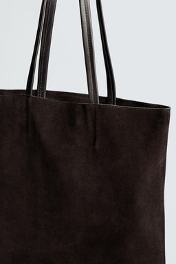 LEATHER TOTE BAG - Zara фото 3
