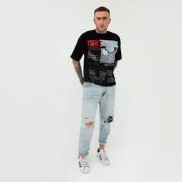 Футболка KAFTAN «ISET», черный, р. 46