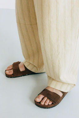 STORIESZ - SANDALIA PIEL / Marr?n