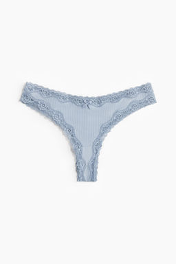 Pack de 5 bragas Brazilian de microfibra y encaje - H&m фото 12