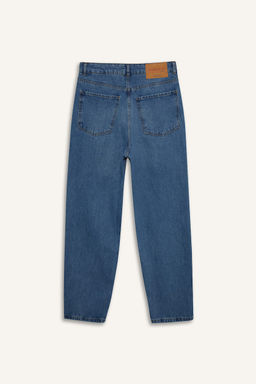 %100 Pamuk Baggy Fit Jean Pantolon - Defacto фото 9