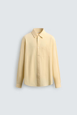 FLOWING SHIRT WITH POCKET - Zara фото 8