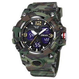 Часы наручные Smael электронные SM8008camo-green