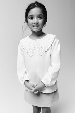 Sudadera con cuello Peter Pan