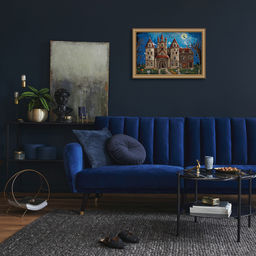 Набор для вышивания PANNA Золотая серия ZU-7490 Замок с привидениями 45 х 30 см