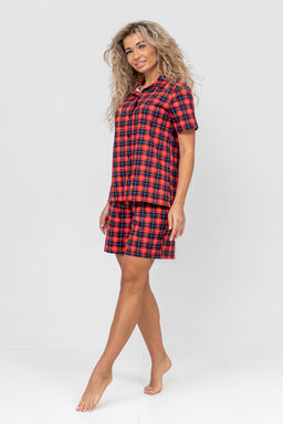 Костюм женский Натали из хлопка в клетку  фото 8