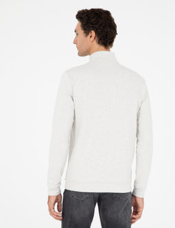 Свитшот Cacharel Regular Fit из хлопка экрю