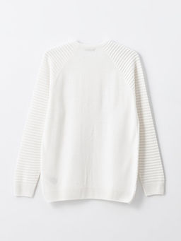 Bisiklet Yaka Uzun Kollu Erkek Triko Kazak - Waikiki фото 2