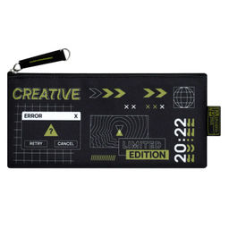 Пенал школьный Феникс+, арт.72002/ 30 ТЕХНО (без наполнения, 19.5х9 см, микрофибра на ПВХ-основе, мо