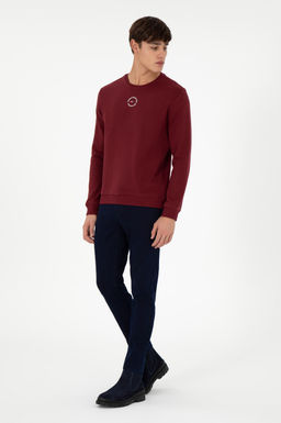 Мужской бордово-красный свитшот Неожиданная скидка в корзине - U.s. polo assn фото 4