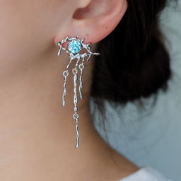 Серьги Арт. 3-3239-W - MyGemma фото 2