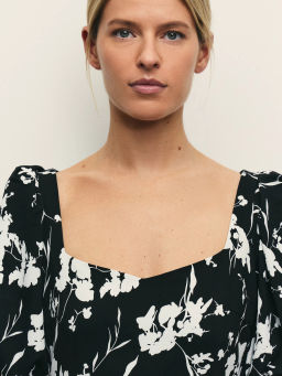 Платье миди с цветочным принтом / Zarina фото 6