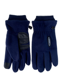 Утеплённые мужские перчатки цвет синий