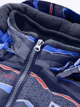 Комбинезон Valianly детский для мальчика синего цвета 9215S  фото 4