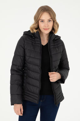 Женское черное пальто Неожиданная скидка в корзине