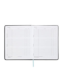 Дневник школьный 1-11 класс, ляссе, обложка искусственная кожа, с хлястиком, чёрный