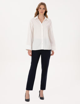 Beyaz Comfort Fit Uzun Kollu G_mlek - Pierre cardin фото 4